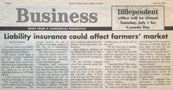 In The News - Image - 4 - Elmira Farmers Market
