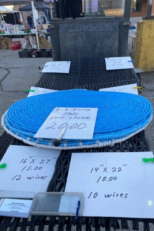 Aden Bearinger's Mats - Image Gallery - 1 - Elmira Farmers Market